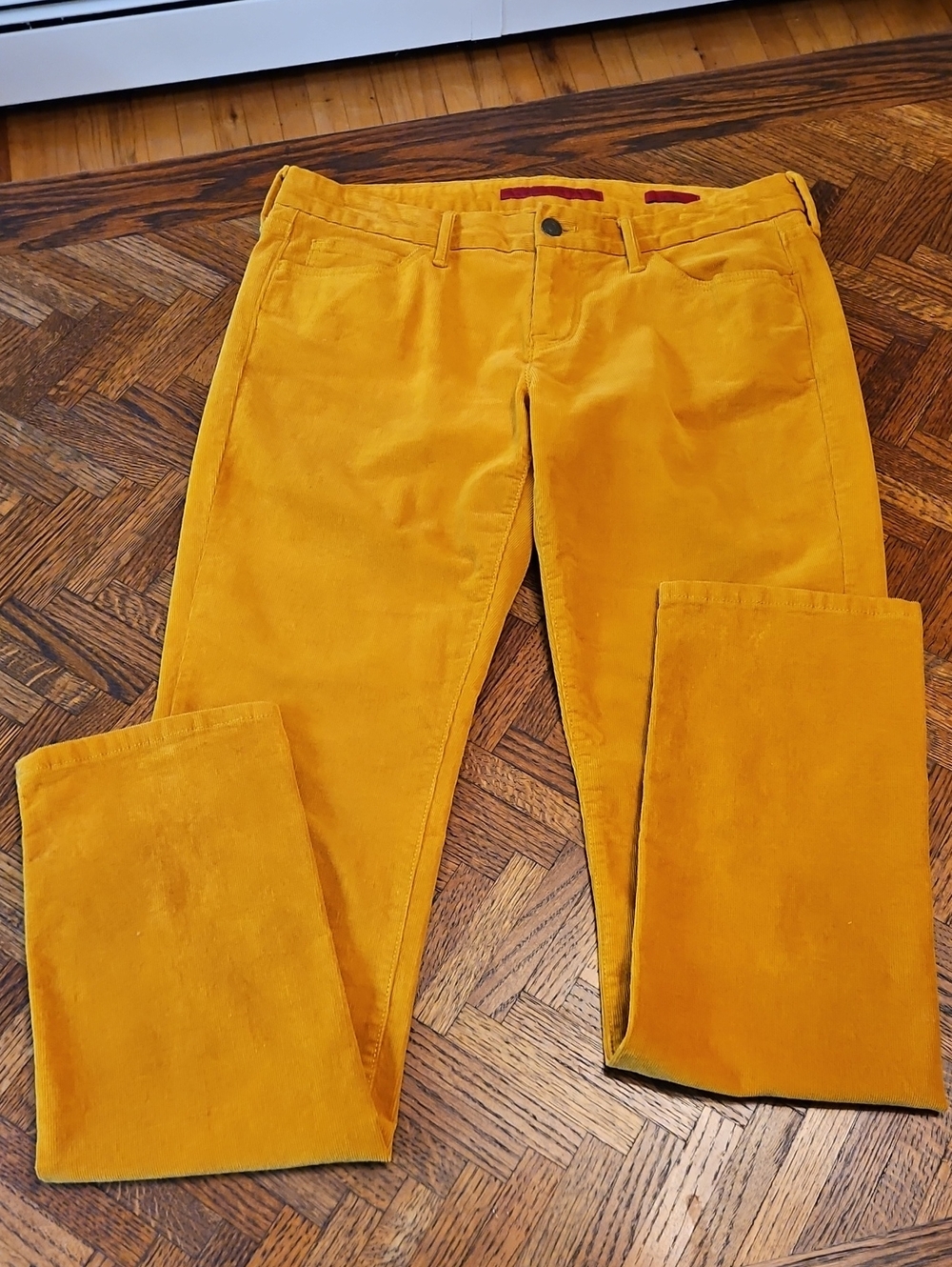 Banana Republic Mustard Yellow Corduroy Pants
